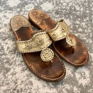 Jack Rogers - Gold Sandals